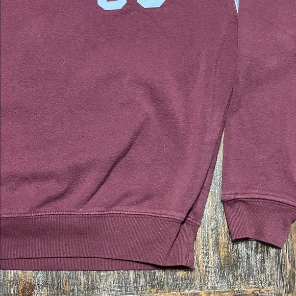 Ford Maroon Crewneck Sweatshirt with Light Blue 'Bronco 66' - Picture 5 of 9